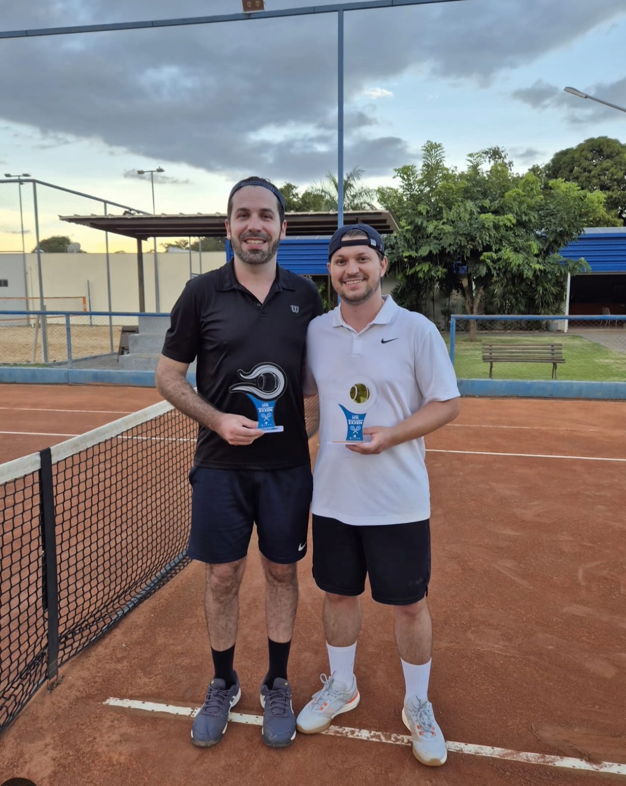 Aluno campeão em torneio de tênis